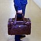 Bag leather travel 205. Travel bag. Sergei. My Livemaster. Фото №6