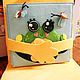 Educational book Glazastik. Cubes and books. Wise Owl. My Livemaster. Фото №6