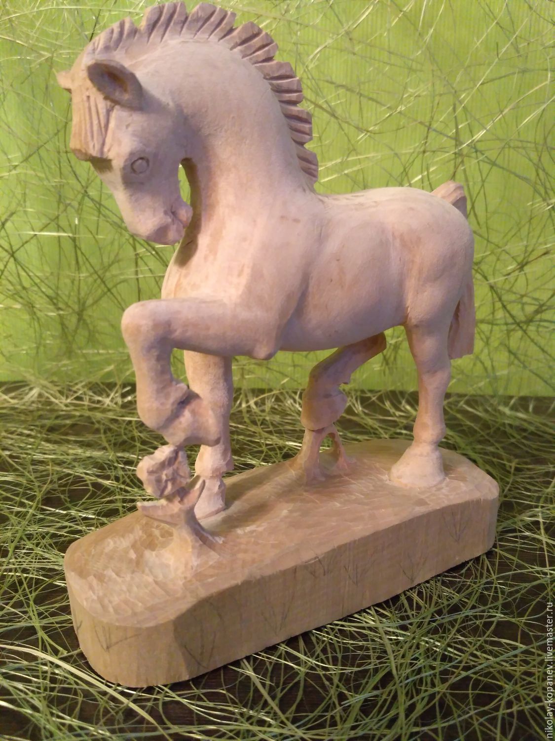 Лошадь - резьба по дереву в интернет-магазине на Ярмарке Мастеров ...