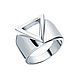 Ring large shaped with triangle 925 silver minimalism. Rings. AllOver. My Livemaster. Фото №4