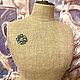 Заказать Винтаж: Брошь Chanel изумрудные цветы. Маркировка. Екатерина кетикет. Ярмарка Мастеров. . Броши винтажные Фото №3