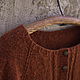 Red knitted jacket 'Rust' raglan wool. Cardigans. SolarisArtis. My Livemaster. Фото №4