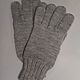 Knitted gloves 2182S light gray. Gloves. HOBBIMANIYA. My Livemaster. Фото №6