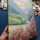 Oil painting 'Mountain Altai, maralnik blooming', ,60-45cm. Pictures. Zhanne Shepetova. My Livemaster. Фото №6