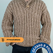 Мужская одежда handmade. Livemaster - original item Copy of Copy of Copy of Copy of Copy of Copy of Sweater 100% wool. Handmade.