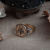 Украшения handmade. Livemaster - original item Hornet ring. Ring of the knight Ciaran. Dark Souls. bronze silver. Handmade.