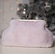Clutch mink. Handbag made of mink fur. Mink bag. Fur clutch bag, Clutches, Kirov,  Фото №1