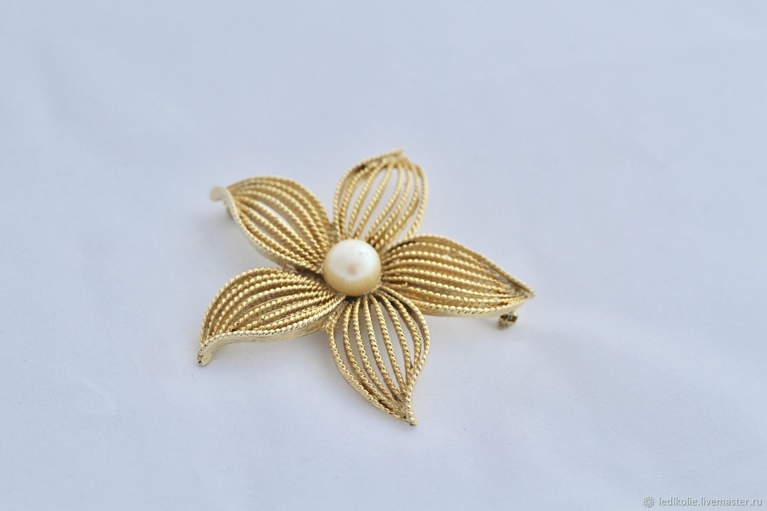 Винтаж: Броши винтажные: Брошь "Золотая ромашка" купить в интернет ...