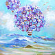Lilac wind - oil painting on canvas, Pictures, Moscow,  Фото №1
