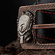 Order Leather belt 'Predator-Classic'. apanasovru. Livemaster. . Straps Фото №3