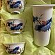 Заказать A set of porcelain tableware for a tea ceremony. *¨¨*:·.Vintage Box.·:*¨¨*. Ярмарка Мастеров. . Dinnerware Sets Фото №3