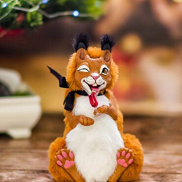Интерьерная игрушка. Белочка Фуфундрик.. Волшебные игрушки Чучумбрики. Куклы и игрушки ручной работы - Ярмарка Мастеров Куклы и игрушки ручной работы. Ярмарка Мастеров - ручная работа Интерьерная игрушка. Белочка Фуфундрик.. Handmade.