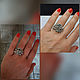 An unusual ring of a Butterfly on a flower. 925 sterling silver, Rings, Turin,  Фото №1