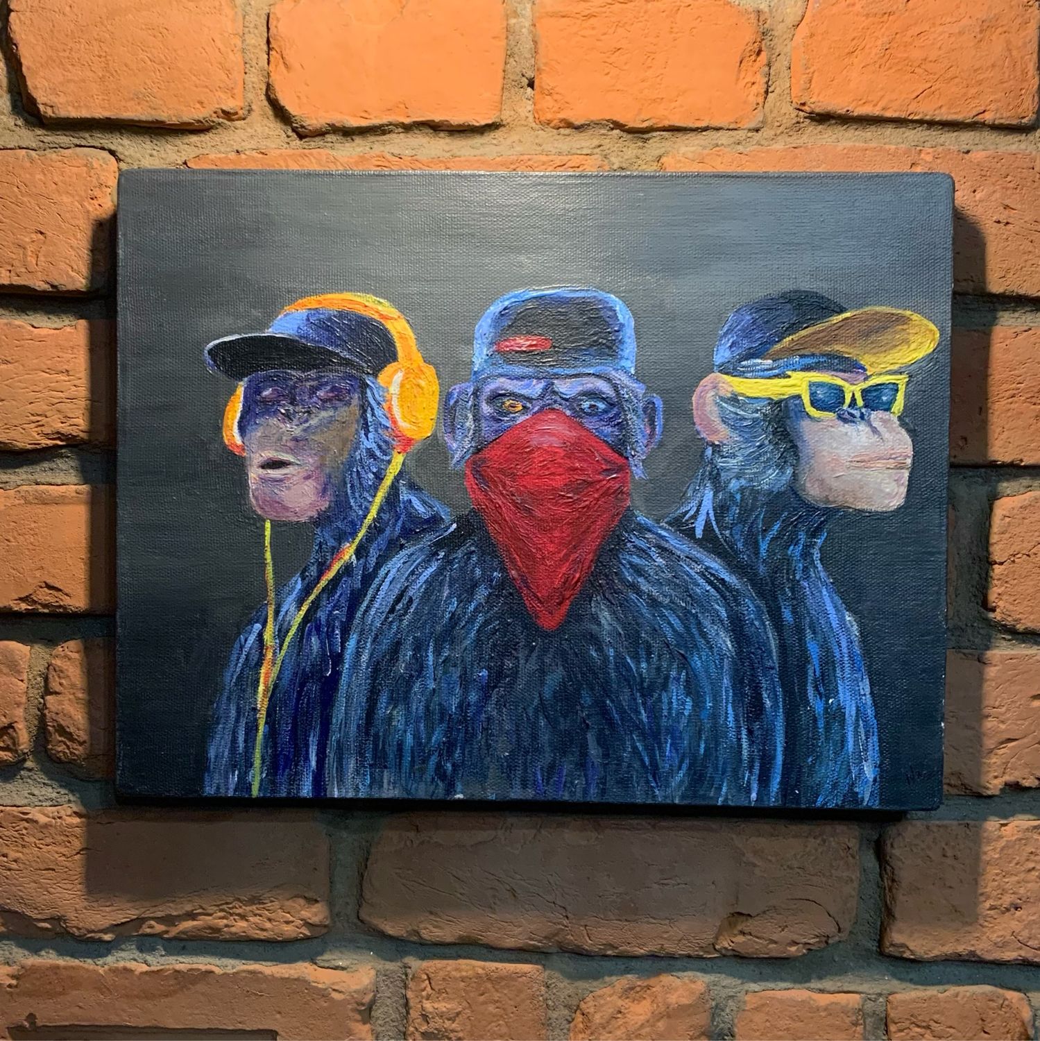 Три обезьяны 3monkeys (репродукция) в интернет-магазине на Ярмарке ...