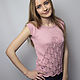Knitted top with an openwork pattern. Tanks. Knitwear shop Fairy Tale by Irina. My Livemaster. Фото №5