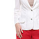 Order White jacket made of 100% linen. etnoart. Livemaster. . Jackets Фото №3