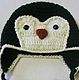 Order SET Penguin: hat, scarf and mittens for boy. Gala Devi (crochet design). Livemaster. . Hat and scarf set Фото №3