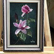 Картины и панно handmade. Livemaster - original item Flowers. Still life. Magnolia.. Handmade.