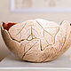 Большая керамическая ваза Листья, Вазы, Саров,  Фото №1