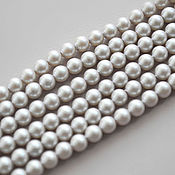 Материалы для творчества handmade. Livemaster - original item Swarovski pearls 4mm. Iridescent Dove Grey. Handmade.