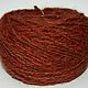 Пряжа «меланж М5 brown-firebrick»  110 м 100грамм из собачьей шерсти.
Толщина нити : 110 метров на 100грамм
Цвет : сочетание коричневого и кирпичного цветов 
Состав : вычес подшерстка собак (коричн