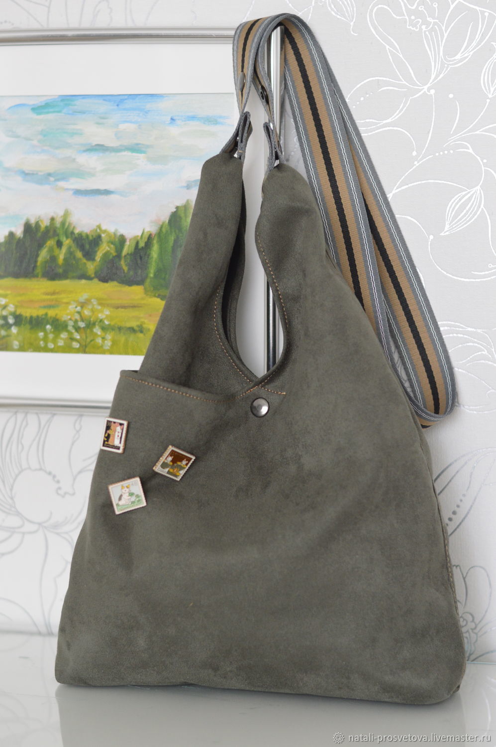 Сумка-котомка из итальянской экокожи на заказ в интернет-магазине на ...