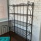 Wrought iron bookcase with mosaic ' Silver clouds'. Shelving. Marjana. My Livemaster. Фото №4