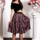 Lace skirt, satin skirt, puffy skirt, MIDI skirt. Skirts. Lara (EnigmaStyle). Online shopping on My Livemaster.  Фото №2