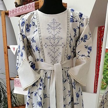 Одежда ручной работы. Ярмарка Мастеров - ручная работа Платье "Руслана". Handmade.
