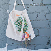 Сумки и аксессуары handmade. Livemaster - original item Shopping bag Luchki-bunches. Handmade.