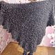 Shawls: Shawl down shawl plaid goat down 140*140 cm. Shawls1. KOZAmoDA (kozamoda) (kozamoda). Online shopping on My Livemaster.  Фото №2