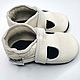 White Baby Sandals, Baby Shoes, Crib Shoes, Kids Sandals. Footwear for childrens. ebooba. Online shopping on My Livemaster.  Фото №2