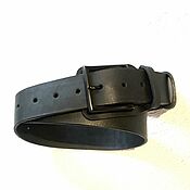 Аксессуары handmade. Livemaster - original item Men`s leather belt. Black belt RSPPX38. Handmade.