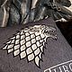 Pillow with embroidery 'Direwolf' series Game of thrones. Pillow. Shpulkin dom. My Livemaster. Фото №5