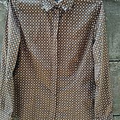 Винтаж handmade. Livemaster - original item Vintage clothing: shirt with a pattern, ,100% cotton, vintage. Handmade.