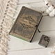 Wooden box with custom engraving in the form of a book, Packing box, St. Petersburg,  Фото №1