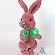 Toy Bunny Caramel knitted plush toy Hare toy rabbit. Stuffed Toys. vyazunchiki-lz (vyazunchiki-lz). Online shopping on My Livemaster.  Фото №2