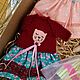 Текстильная мышка с одеждой, кукла с одеждой. Мягкие игрушки. Юлевна Королевна (yulevna-toys). Ярмарка Мастеров.  Фото №6