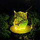 Magic owl night light, a lamp with moss and plants, Nightlights, Samara,  Фото №1