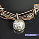 Колье АРХАИКА из кожаных шнуров с посеребренным декором. Колье. Unica Bijoux. Ярмарка Мастеров.  Фото №4