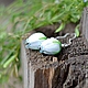 Серьги lampwork "Белый тюльпан". Серьги классические. Специально для Тебя!    (Ольга) (ranneva). Ярмарка Мастеров.  Фото №4