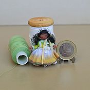 Кукла миниатюрная  подвижная 1:12