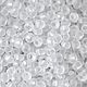 10 grams of 10/0 seed Beads, Czech Preciosa 00050m Premium transparent frosted, Beads, Chelyabinsk,  Фото №1