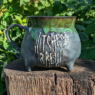 Посуда ручной работы. Ярмарка Мастеров - ручная работа Кружка "Witches’ Brew" (8). Handmade.