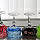 The glass bowl grape color crystal Germany. Vintage glasses. Cozy-h-o-u-s-e. My Livemaster. Фото №4