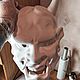 Японская маска Хання неокрашенная Zero. Маски интерьерные. Qarma Masks. Интернет-магазин Ярмарка Мастеров.  Фото №2