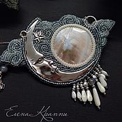 Украшения handmade. Livemaster - original item Amphibolite pendant with natural top. Jewelry to order.. Handmade.