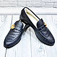 Men's loafers, made of genuine crocodile leather, with fur!. Loafers. SHOES&BAGS. Online shopping on My Livemaster.  Фото №2