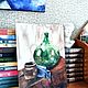 Заказать "Натюрморт со стеклянной бутылью", акварель. Ковалевская Ангелина (картины). Ярмарка Мастеров. . Картины Фото №3