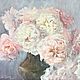 Заказать Oil painting Bouquet of lush roses. Irina Dimcheva. Ярмарка Мастеров. . Pictures Фото №3